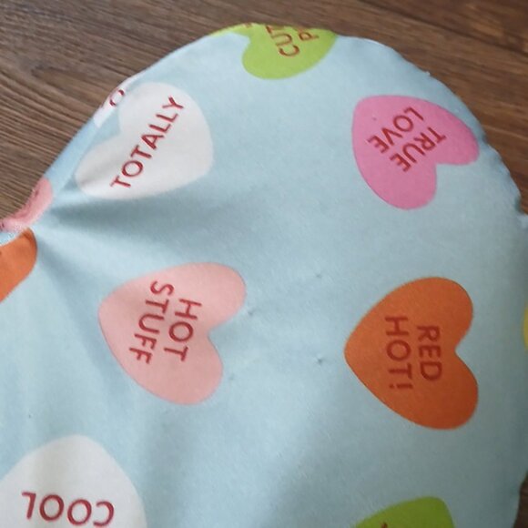 Conversation Heart Pillow - Picture 3 of 6